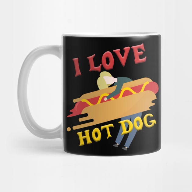 I Love Hot Dog by Purwoceng